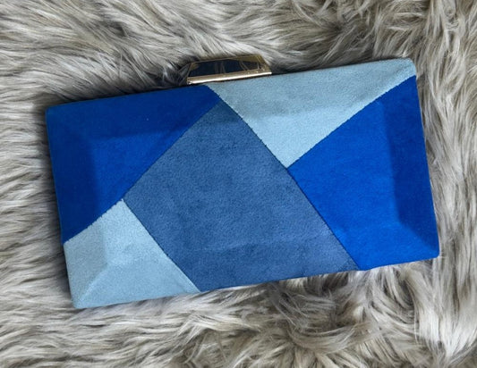 Clutch Tonos Azules